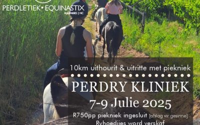 10km Uithourit en uitrit met piekniek perdry kliniek